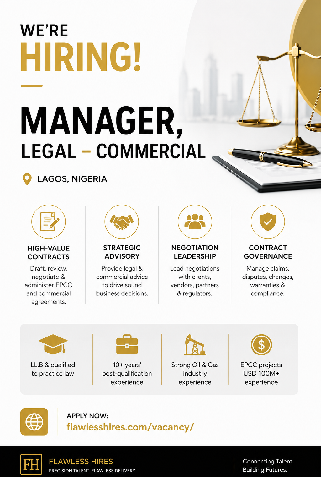Manager, Legal-Commercial